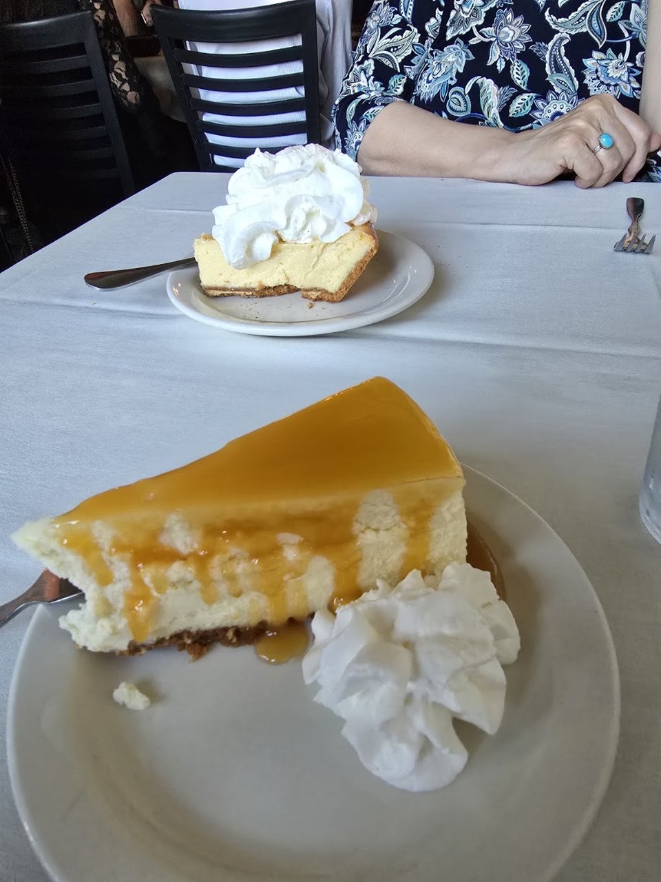 Cheesecake w Caramel Sauce